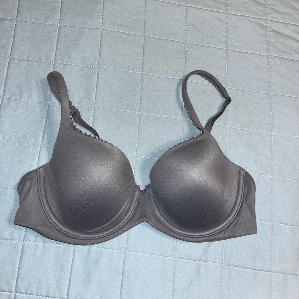 Grey Victoria secret bra